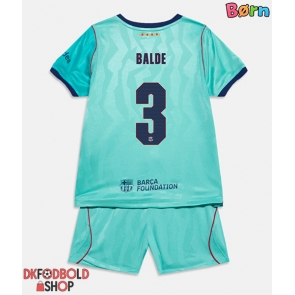 Barcelona Alejandro Balde #3 Tredje trøje Børn 2026-27 Kort ærmer (+ korte bukser)